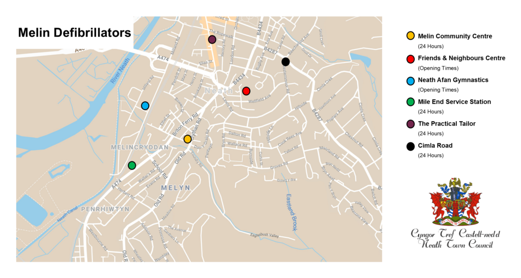 Defibs Map Melin May2022